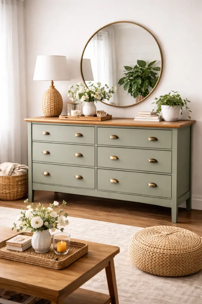 Painted-Furniture-Makeover-21-budget-friendly-DIY-home-decor-projects