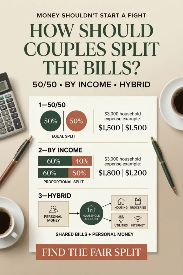 How to Split Bills as a Couple Without Fighting About Money