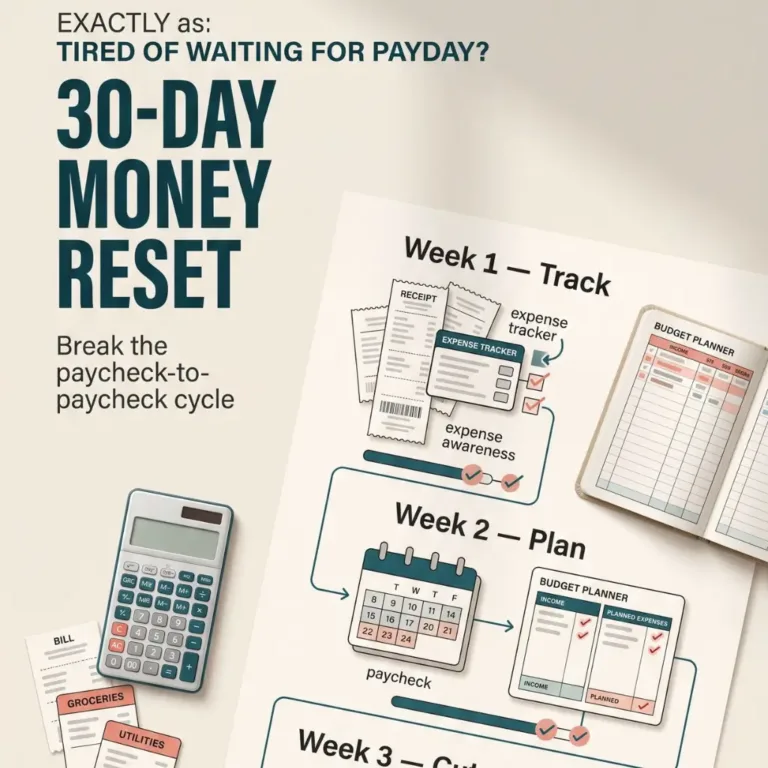 How to Stop Living Paycheck to Paycheck: 30-Day Reset