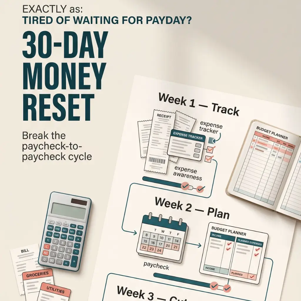 How to Stop Living Paycheck to Paycheck: 30-Day Reset